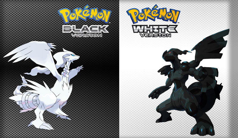 Pokemon Black and White handheld game 